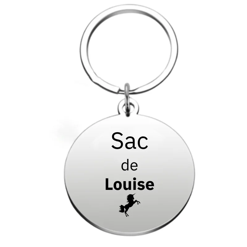 Llave Personalizada Mochila Unicornio Regreso a Clases