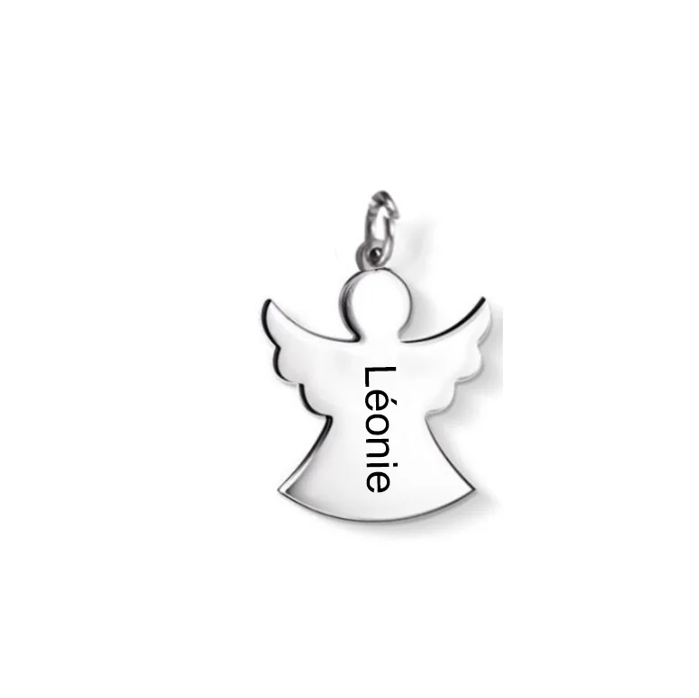 Charm de Ángel Grabado para Llaveros