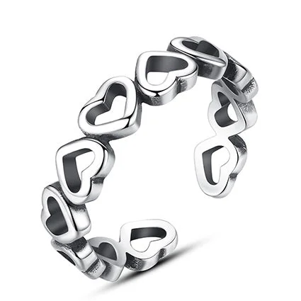 Anillo Ajustable Corazón Infinito
