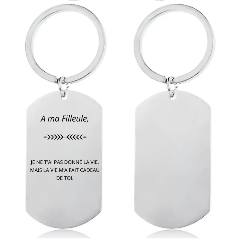 Personalizowany breloczek dla chrześnicy