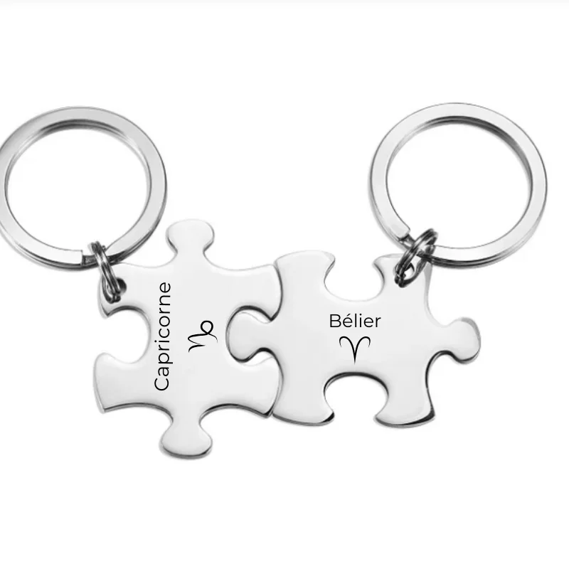 Llavero de Compatibilidad de Signos del Zodiaco