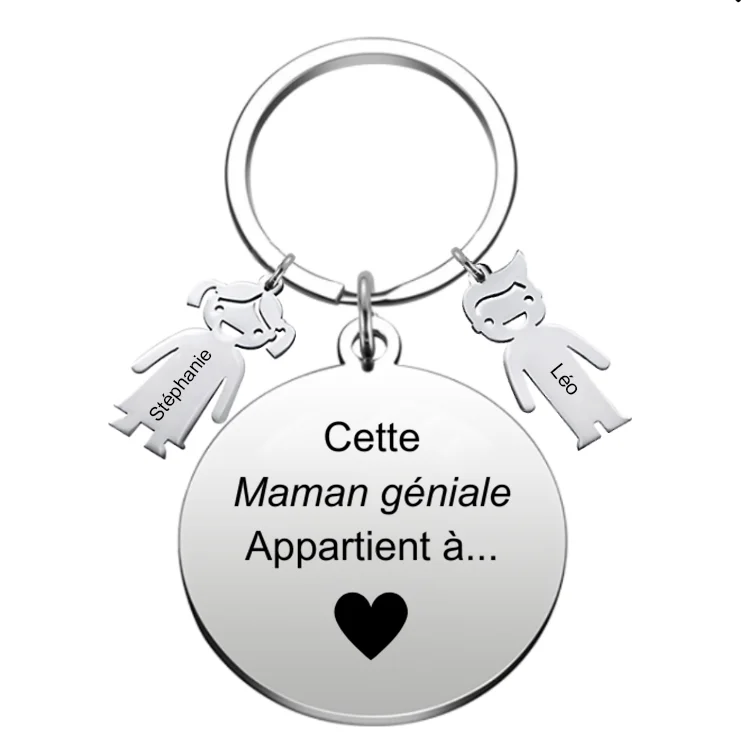 Spersonalizowany Brelok Mama Najlepsza Mama