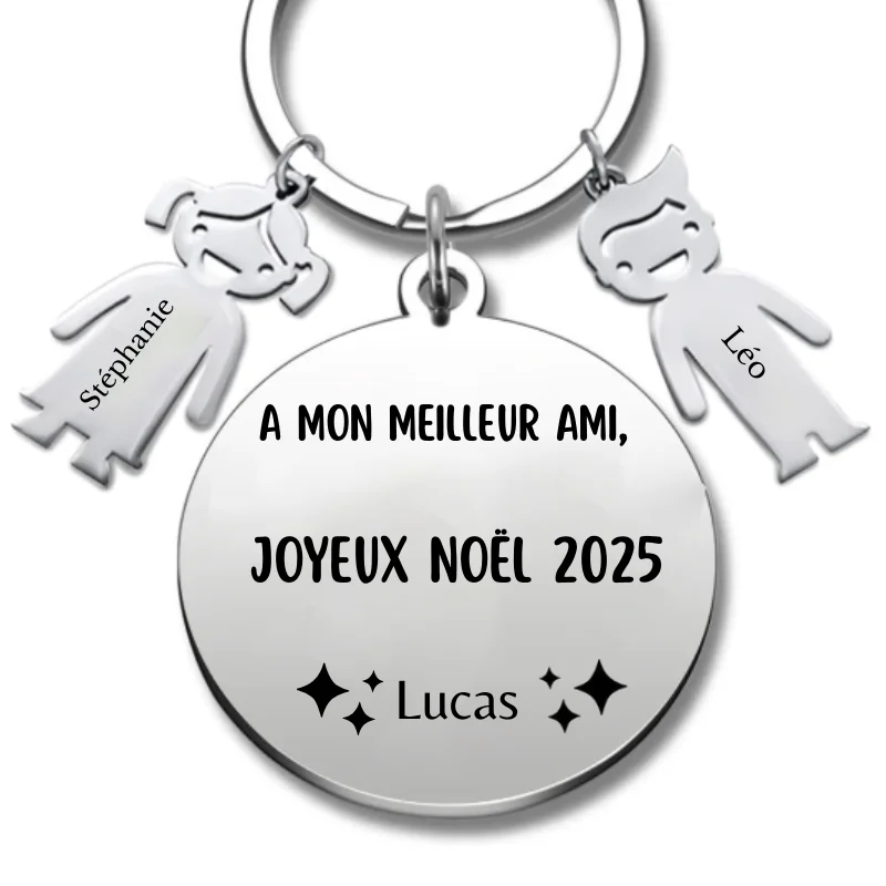 Llavero Personalizado Mejor Amigo Feliz Navidad Mejor Amigo Llavero Personalizado Mejor Amigo Feliz Navidad Mejor Amigo