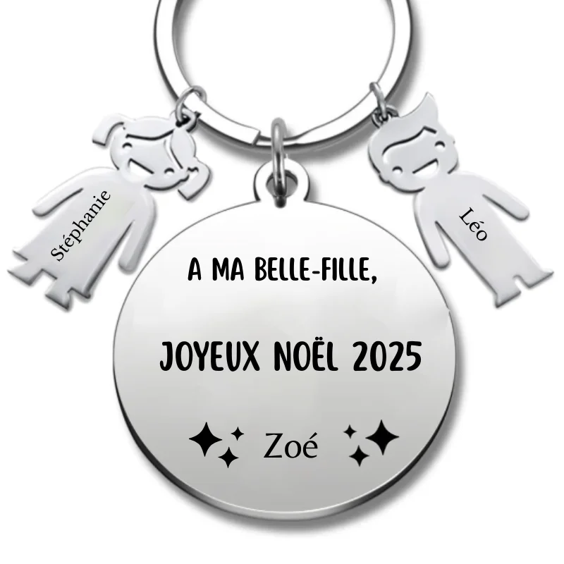 Llave de Navidad Feliz Navidad a mi Nuera - Personalizable