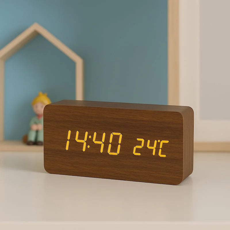 Wooden Alarm Clock - WoodUp