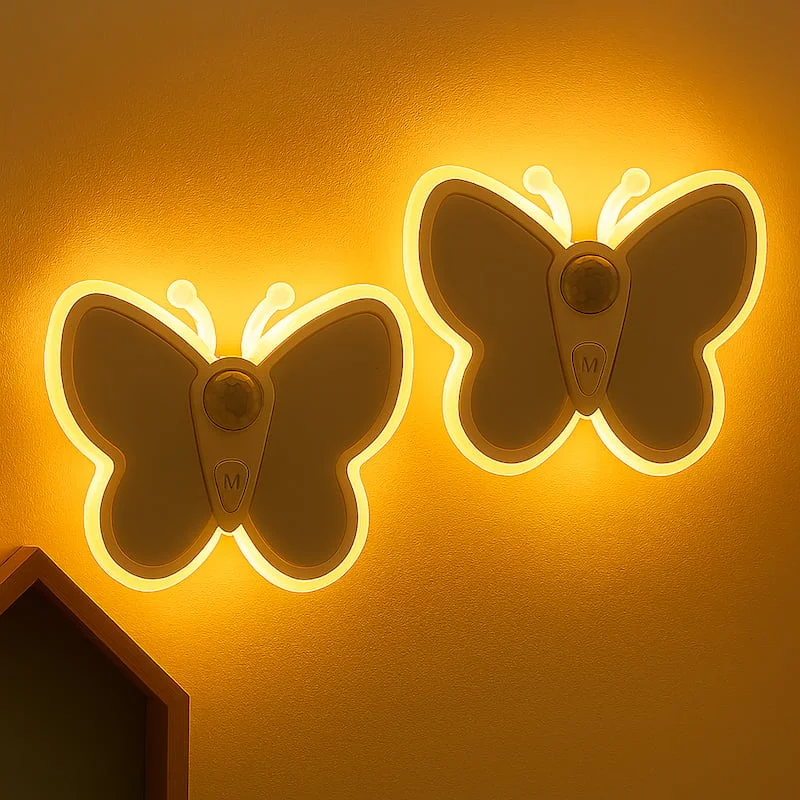 Butterfly Plug-in Nightlights with Motion Sensor - PapiSense