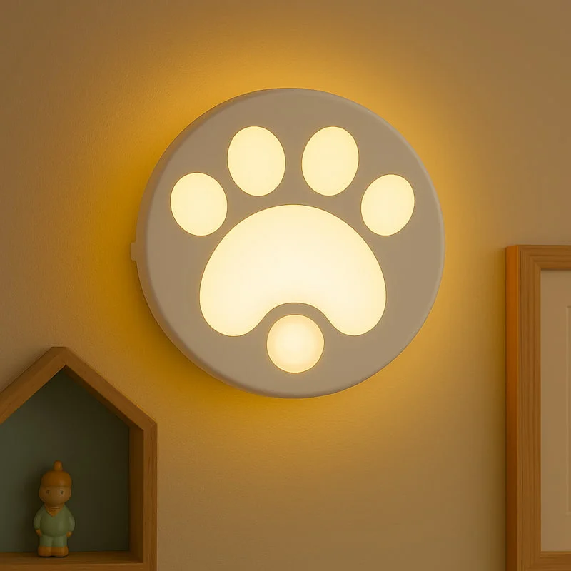 Lampa de noapte perete labă de câine - LumiPaw