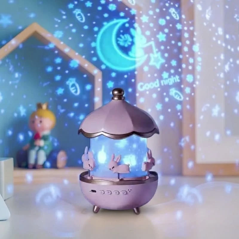 Rotating Carousel Nightlight - DreamSpin