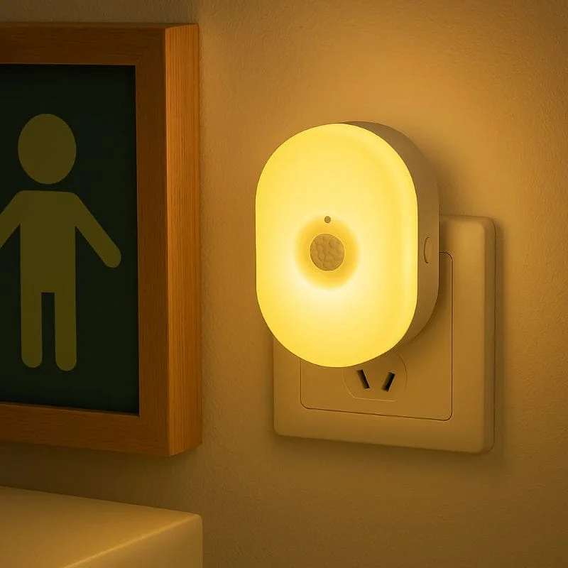 Motion Sensor Nightlight Plug