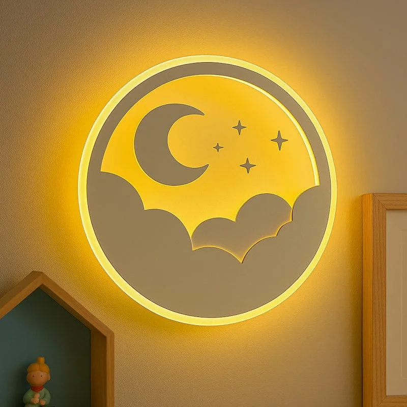 Wall Moon Nightlight - ZenLune