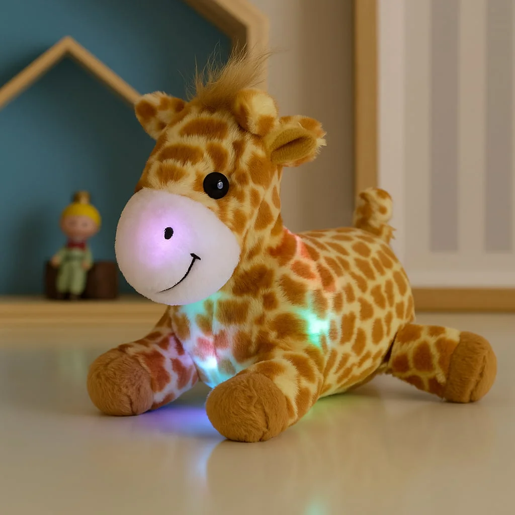 Νυχτερινό φωτιστικό λούτρινη καμηλοπάρδαλη - Giraflumi