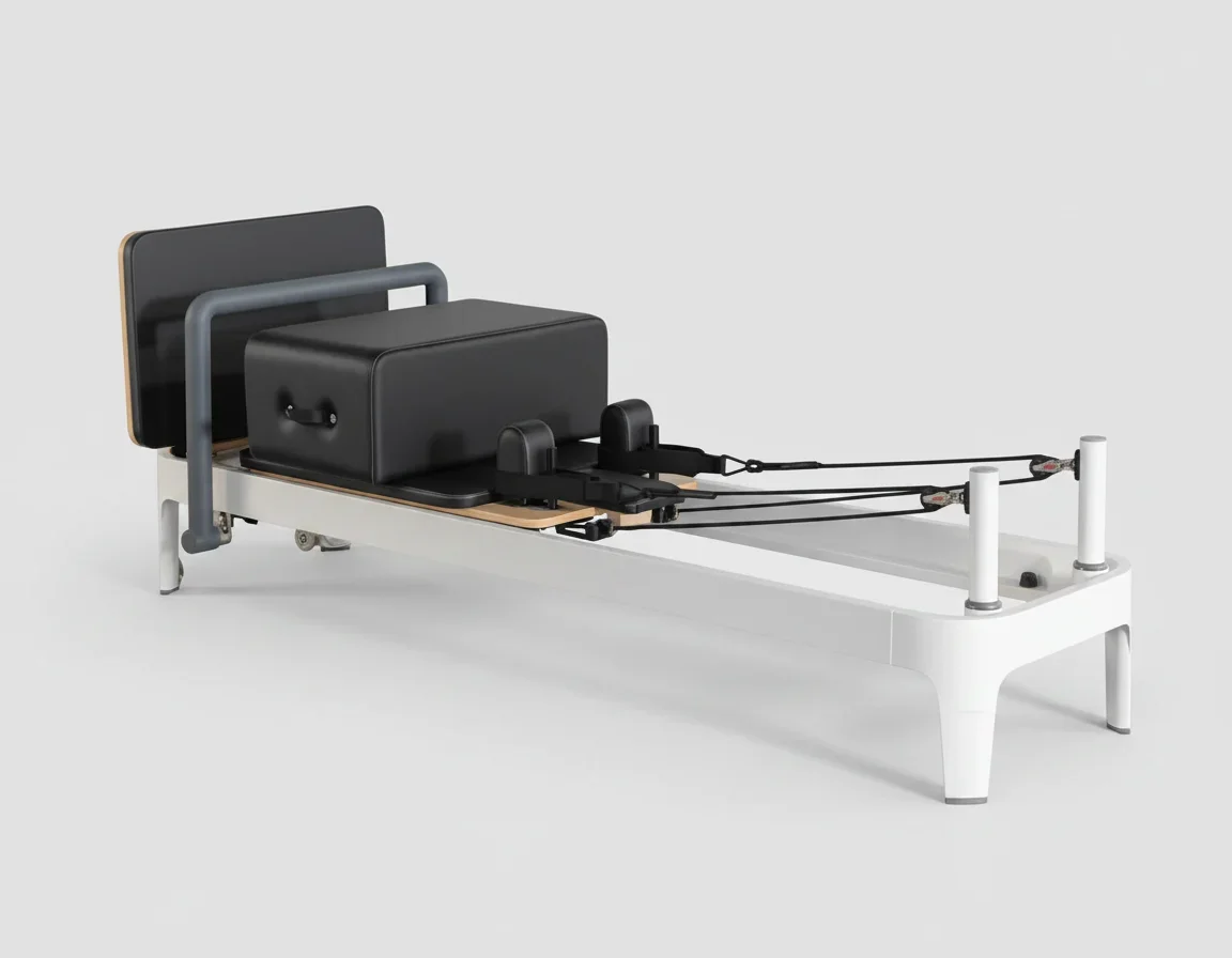 White Aluminum Reformer with Sliding Footbar