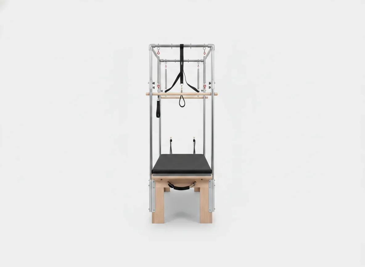 White Wood Reformer with Half Tower
