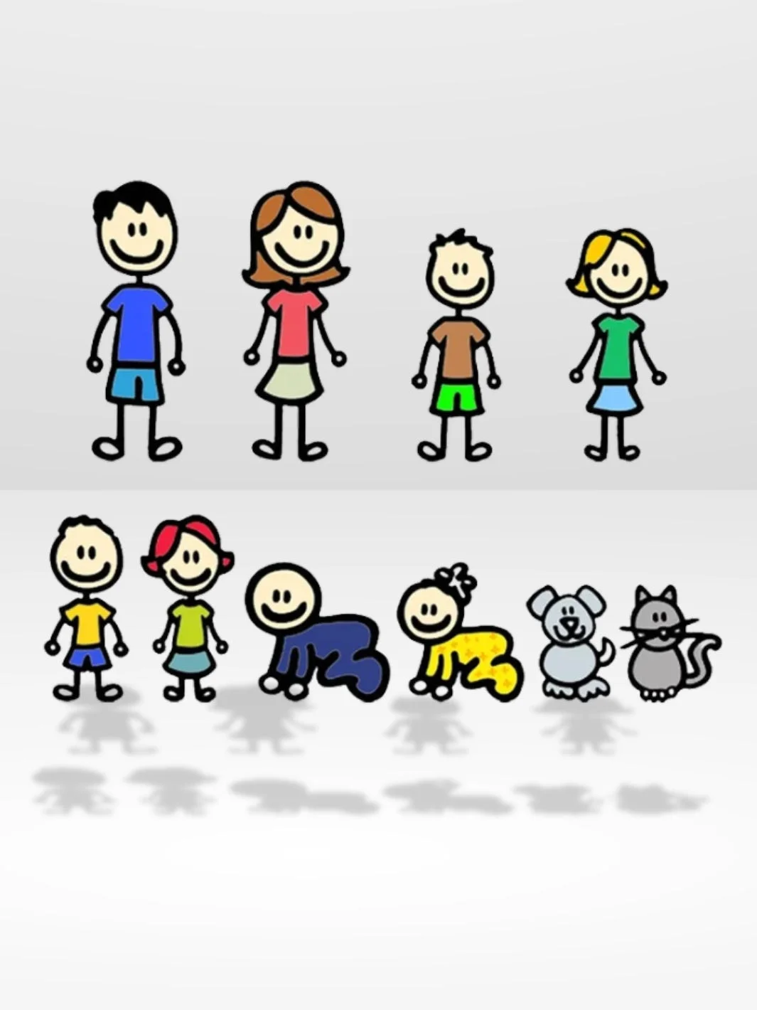 Družinski nalepka za avto | Družinski slog ® Družinski nalepka za avto | Družinski slog ®