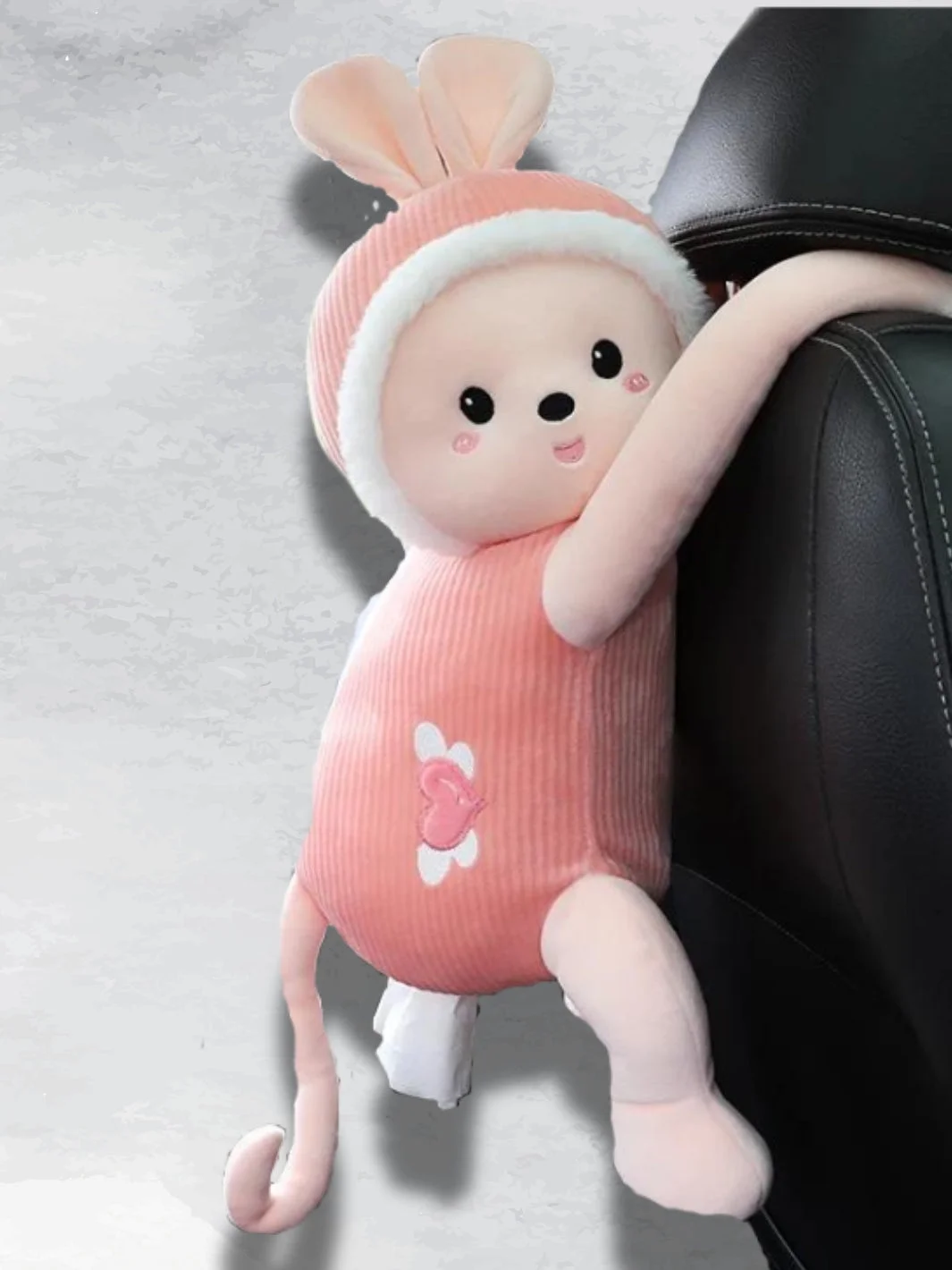 Plush Rabbit Tissue Box for Car