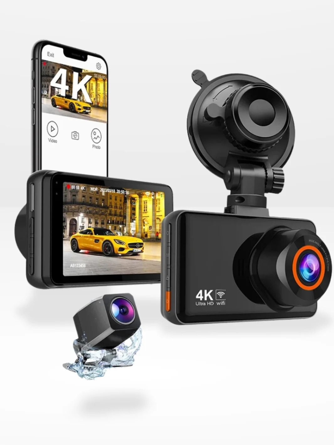 4K Car Dashcam | In-Car Camera®