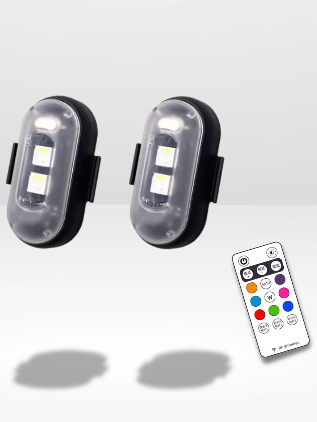 Bezprzewodowy Mini Stroboskop LED do Samochodu, Motocykla i Roweru