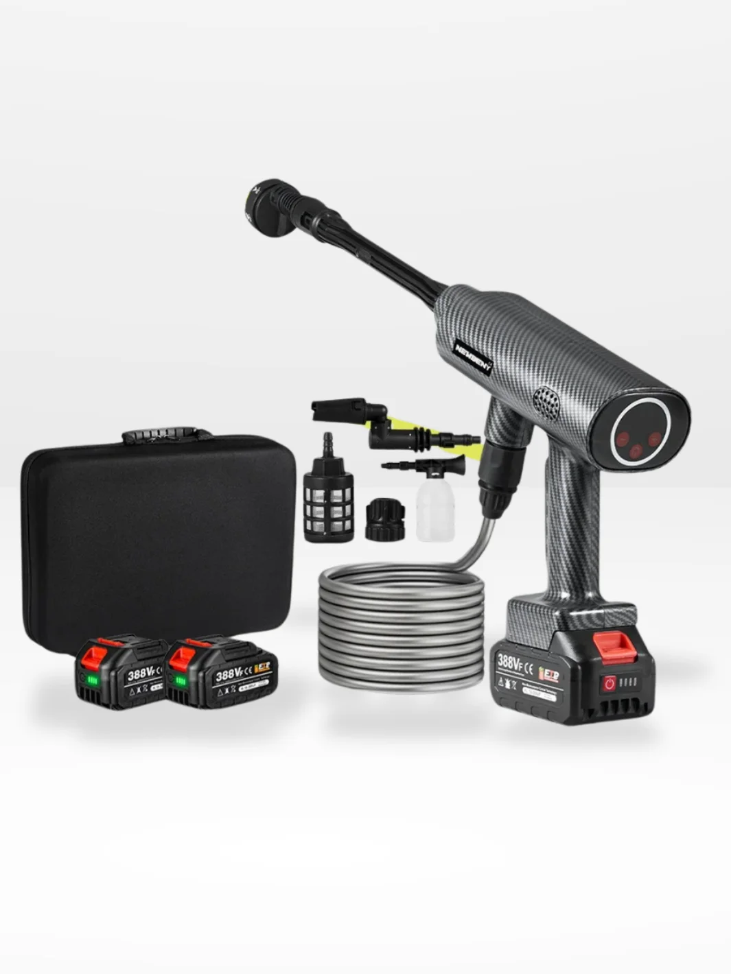 Cordless High-Pressure Cleaner 200 Bars 6 in 1 | Powerful Jet®