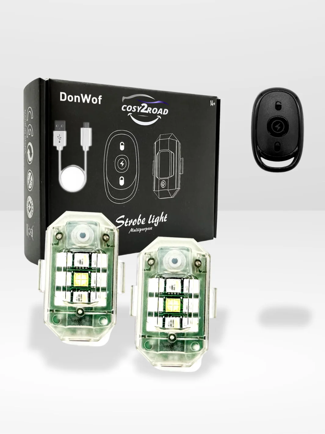 LED Stroboskop M3 do Samochodu, Motocykla, Roweru