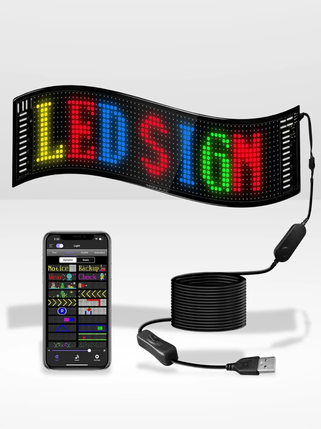 Anpassbares LED-Panel für das Auto