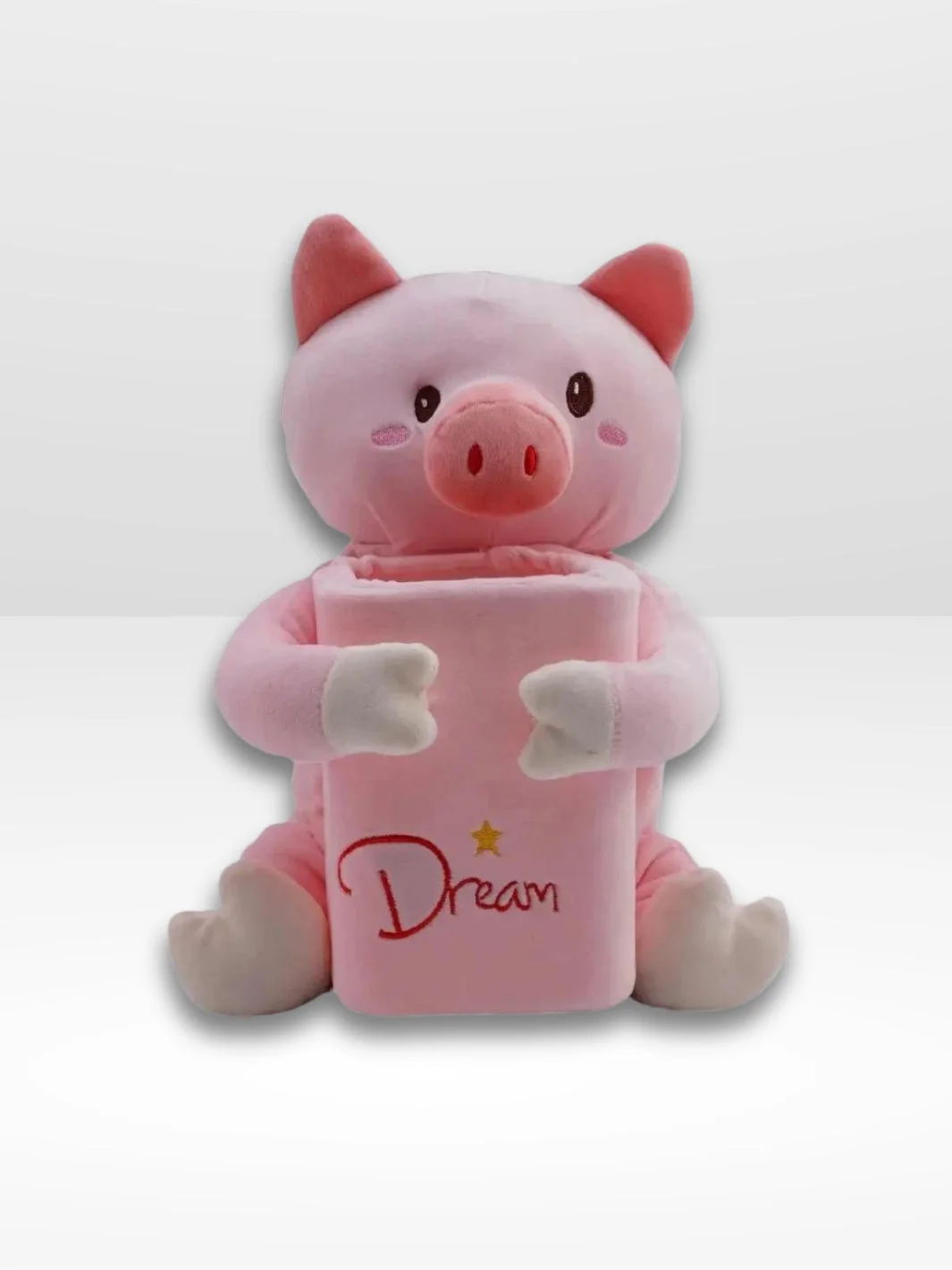 Pig Plush Toy for Car Armrest