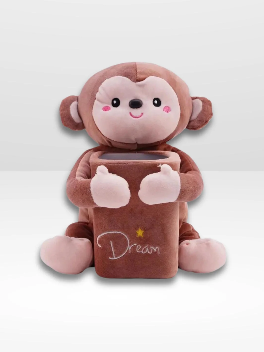 Pluș maimuță pentru cotiera auto